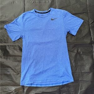 Nike Men's Dri-fit Blue Short Sleeve Tee